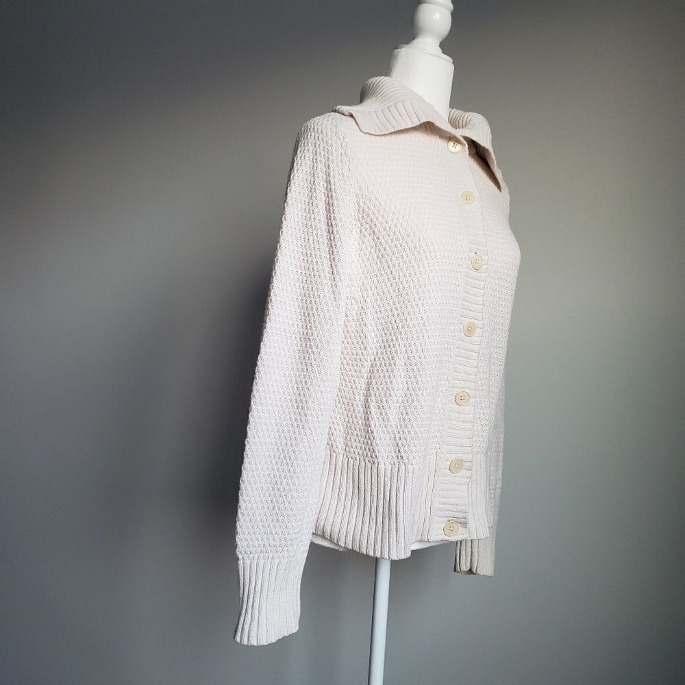 Talbots Button Down Sweater, Small, S - image 2